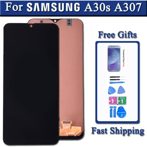 6.4‘ Display For Samsung galaxy A30 A305 A305DS A305FN A305G A305GN A305YN LCD Touch Screen Digitizer Assembly with frame