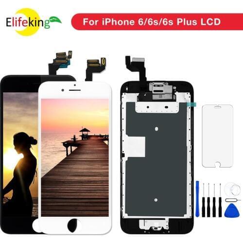 1PCS A+++ For iPhone 6 6Plus 6S 6s Plus LCD Full Assembly Complete With 3D Force Touch Screen Replacement Display No Dead Pixels