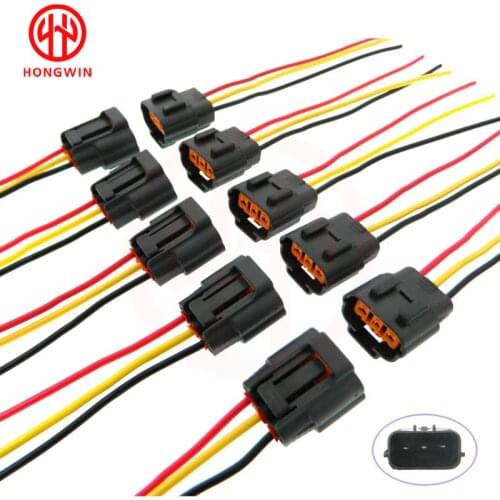 10Pcs Wire Plug Ignition Coil For Coil MMitsubishi MD361710 Space Star Lancer 1.6L Mirage V 4Cyl 1.3L 1.6L 1.8L 2.0L Universal
