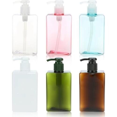 280ml Empty Emulsion PET Bottle Transparent Plastic Liquid Shampoo Sub bottling