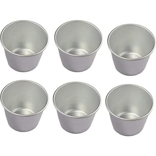 6 Pcs Nonstick Individual Tumblers Popovers Chocolate Molten Pudding Cups Raspberry Mold