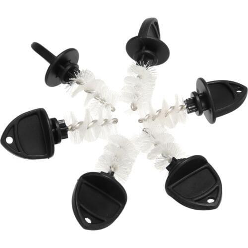 6pcs Beer Plugs Tap Brush Beer Faucet Brush Tap Cleaning Cap Hygiene Brush Draft Beer Faucet Cap