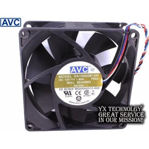 AVC New DA15050B12H DC12V 1.80A 150*150* 50MM wind capacity cooling fan