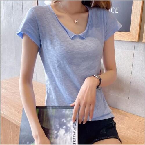 Brand 2020 New T Shirt Women Fashion Tee Tops Short Sleeve O-neck Women T-shirts for Women Casual Style Female T-Shirt CL207