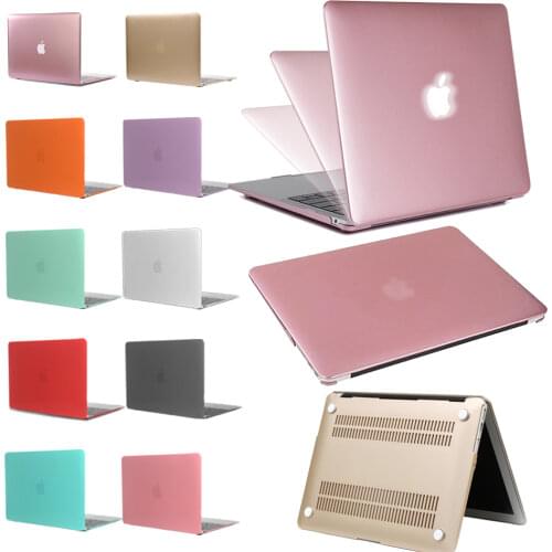 Laptop Case for Apple MacBook Pro 13/16/15 Inch /Macbook Air 13/11 Inch /Macbook 12 Solid Color Dust-Proof Hard Protective Shell
