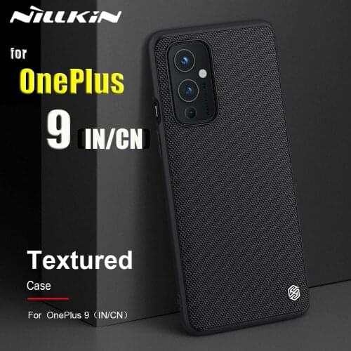 For OnePlus 9 Pro Case Nillkin Textured Nylon Fiber Durable Non-slip Shockproof Phone Back Cover for One Plus 9 CN/IN Versoin