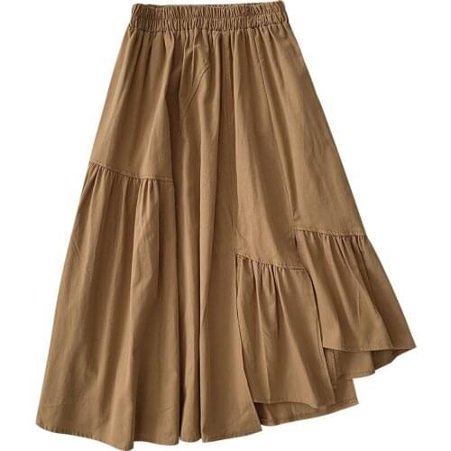 Cheap wholesale 2021 spring summer autumn new fashion casual sexy women Skirt woman female OL long skirts Vy31134