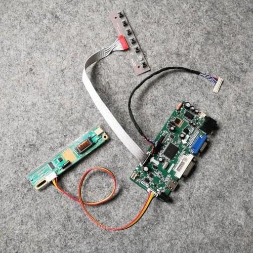 DIY kit 1024*768 LCD panel drive controller board VGA DVI 20 Pin LVDS M.NT68676 1CCFL For LP121X1/LP121X04/LP121X05 screen