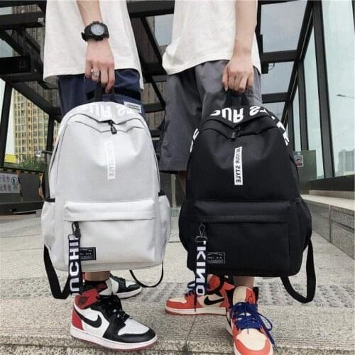 Canvas Schoolbag Student Men And Women Outdoor Climbing Travel Backpack For Couples