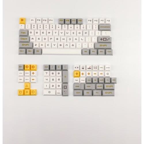 Game Keycap PBT Original Design Custom Keycaps DYE Sublimated Cherry Profile Key For Mechanical Keyboard 6064 87 104 980 68