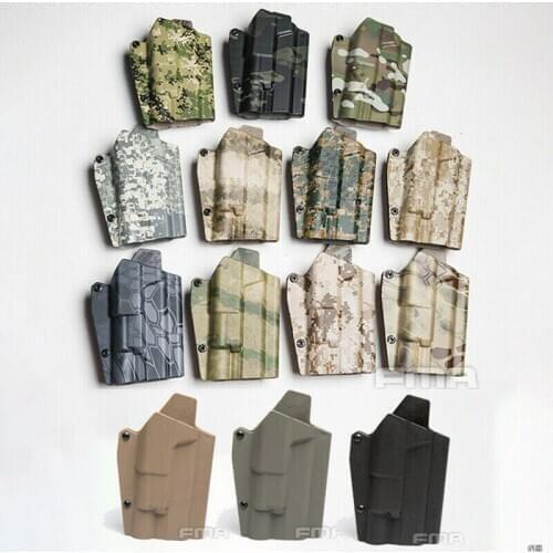 FMA SF Light-Bearing Holster Long Belt Pouch for G17/G19 & X300 Light