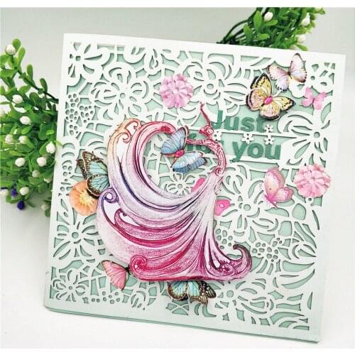 The Queen of the Peacock Dies Cutting for Card Making Metal Cutting Dies Scrapbooking Craft Dies Stencil Die Cut