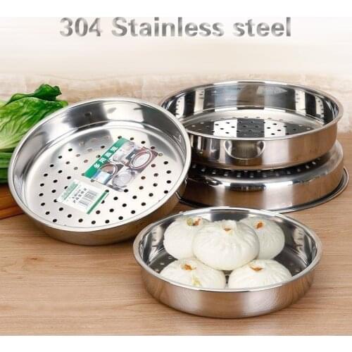 Food Vegetable Steaming Tray Fruit Cleaning Draining Basket Kitchen Tools 304 Stainless Steel Steamer Basket Rice Cooker Steamer