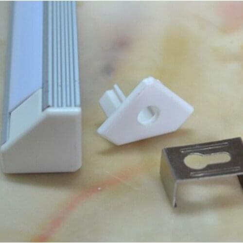 Free Shipping High Quality Hot selling 50pcs/lot(100m),2m long led aluminum extrusion profile with cover for corner led bar
