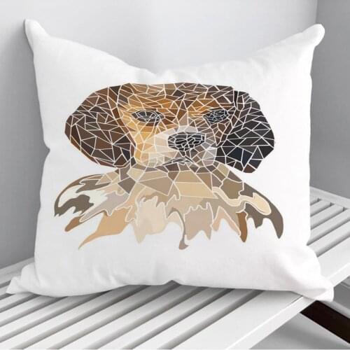 BEAGLE Throw Pillows Cushion Cover On Sofa Home Decor 45*45cm 40*40cm Gift Pillowcase Cojines Dropshipping