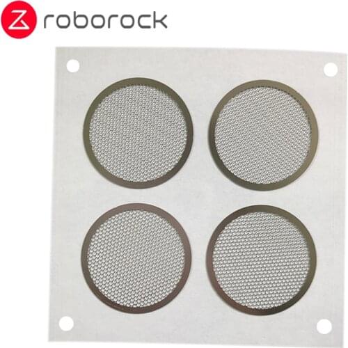 Original Fan Module Filters for Roborock S50 S51 S60 S61 S5 MAX S6 MAXV Xiaowa Robot Vacuum Cleaner Parts Metal Mesh 4PCS