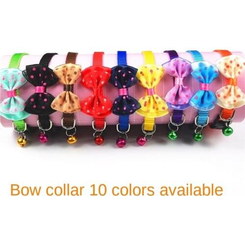 Pet Dog Cat Necklace Adjustable Strap for Cat Collar Dogs Accessories pet dog bow tie puppy bow ties dog Pet supplies