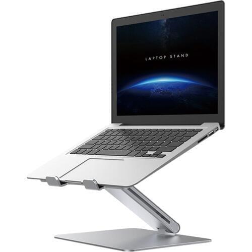Notebook Stand Adjustable Angle Aluminum Alloy Free Lift Laptop Heighten Holder for Macbook Dell HP iPad Pro 11-15.6 inch