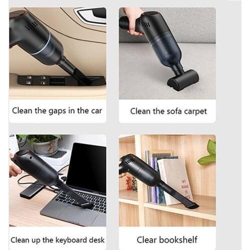 8000Pa Car Vacuum Cleaner Cordless Home Office Portable Handheld Duster Wet Dry Car Dual Use Mini Vacuum Cleaner