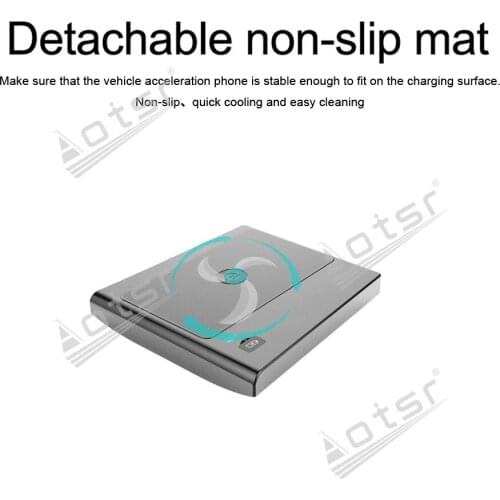 QI Car infrared Fast wireless charger For Toyota Prado 2018 car infrared Fast wireless charger Phone Holder for iphone / Samsung