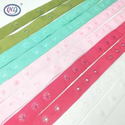 HL 18mm 1 meter/lot Nylon With Buttons Belt For Kids Clothes Bags Quilt Sewing Accessories