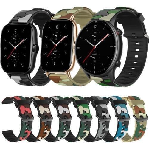 Silicone Strap For Xiaomi Amazfit GTR 2/GTR 47MM Smart Watch Band Replaceable Wristbands For Amazfit GTS 2/GTS/Bip/Bip S Correa