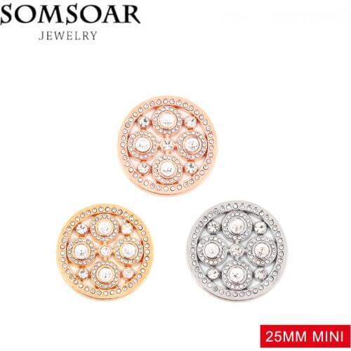 Somsoar Jewelry 2017 Deluxe 25mm Mini Valentine Special Limited Edition Small Coin for My Coin Holder Frame Pendant 10pcs/lot