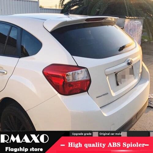 For SUBARU XV Spoiler 2001-2015 XV SPOILER High Quality ABS Material Car Rear Wing Primer Color Rear Spoiler