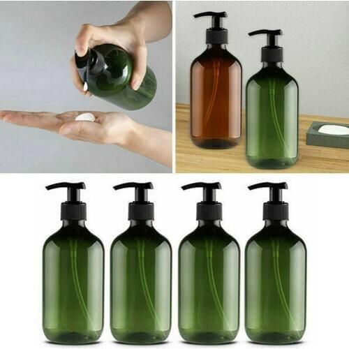 1/2 Pcs 300/500ml Empty Pump Bottles Lotion Shampoo Liquid Container For Travel Enthusiasts And Business Man Home Travel SSwell