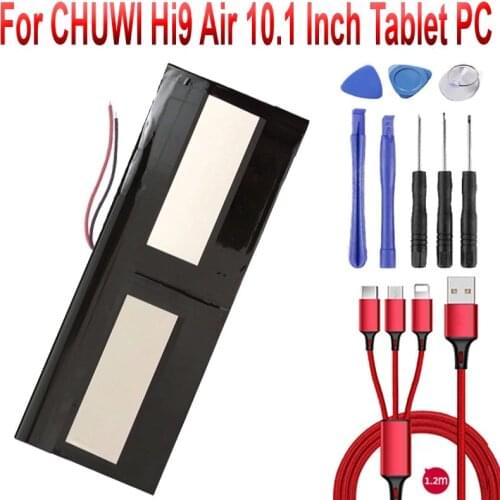 3.8V Battery for CHUWI Hi9 Air 10.1 Inch Tablet PC CWI546 High Quality Replacement Accumulator+USB cable+toolki