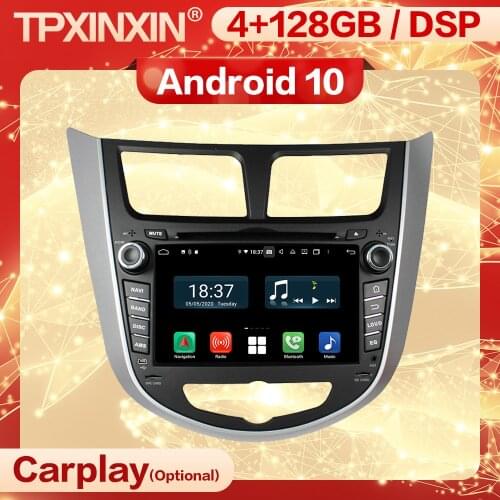 4+128G Carplay 2 Din Android 10 Stereo Receiver For Hyundai I40 2011 2012 2013 2014 2015 2016 Video Radio Audio Player Head Unit