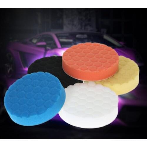 80% Hot Sale 5Pcs 5 Inch 125mm Car Vehicle Polishing Wave Pads Waxing Buffing Sponge Set