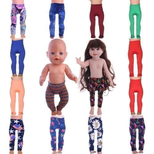 Doll Accessories, 43cm Reborn Baby Doll Leggings, 18-inch American Doll Leggings, Best Christmas Gifts And Toys For Children