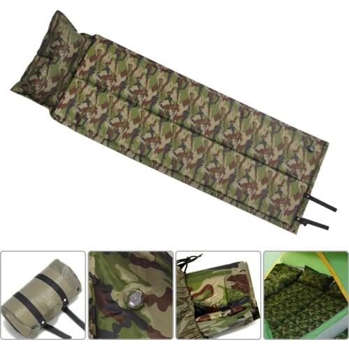 Automatic Air Mattress Portable Outdoor Picnic Tent Sleeping Pad Camping Hiking Equipment Waterproof Backpack Travel Accessories