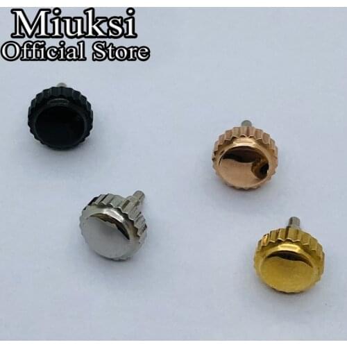 Miuksi watch crown stainless steel crown fit Miyota 8205 8215 821A,Mingzhu DG2813 3804 movement