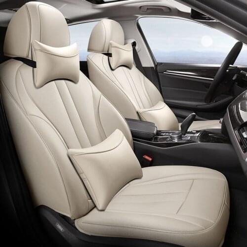 Custom cowhide car seat cover leather for auto Skoda GT kamiq karoq Spaceback Acura CDX ILX RDX RL TL LDX TLX-L car accessories