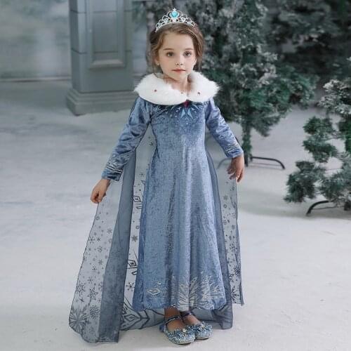 Kid Halloween Dress For Gilrs Cosplay Dress Princess Costume Children Christmas Costume Little Girls Birthday Prom Dress