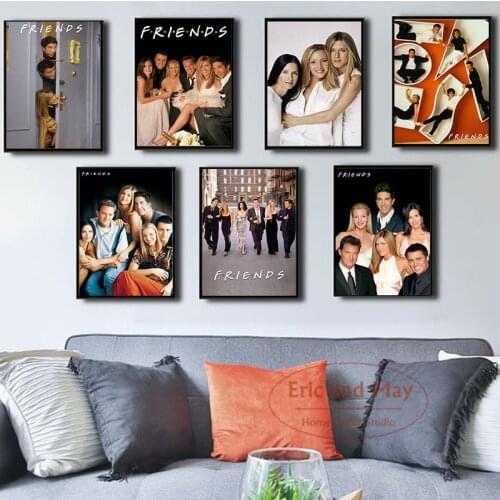 Friends Tv Show Classic Posters And Prints Wall Art Canvas Pictures Painting New Nordic Style Living Room Decoration Obrazy