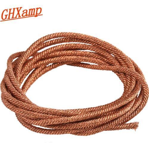 GHXAMP 1Meter 28 Stand Copper Lead Wire Solid Core for 10 "12" 15" 18"Inch PA Subwoofer Woofer Voice coil Speaker Repair DIY