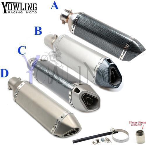 Motorcycle 51/36mm exhaust muffler pipe db killer For BMW F R K 650 700 800 1200 1300 GS R RS Adventure