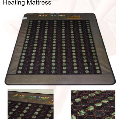 Infrared Negative Ion Jade Mattress Heating Massage Korea Tourmaline Heating Pad Medical beauty Free Gift eye cover