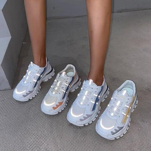 Women Sneakers 2021 Autumn Mesh Sneakers Women Platform Running Shoes Ladies Fashion Increase Casual Sport Shoes Zapatos Mujer