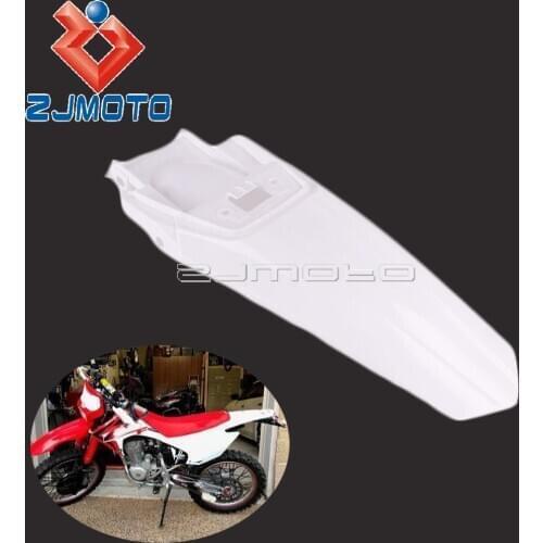 Enduro Motorcycle White Rear Fender Mudguard Guard For Honda CRF 230 F CRF230F 2020 Plastic Mud Flap Mud Guard Frame Motocross