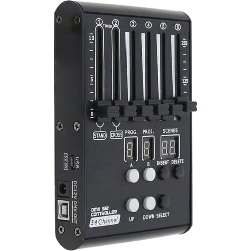 New Home Entertainment DJ Controller Commercial Lighting Mini 54 channels Dmx Controller Disco Stage Light Effect DMX512 Console