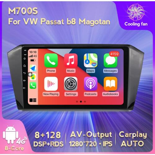 MEKEDE Car multimedia player For VW Passat b8 Magotan 2015 2016 2017 2018 GPS Navigation IPS BT WIFI CARPLAY Head unit audio