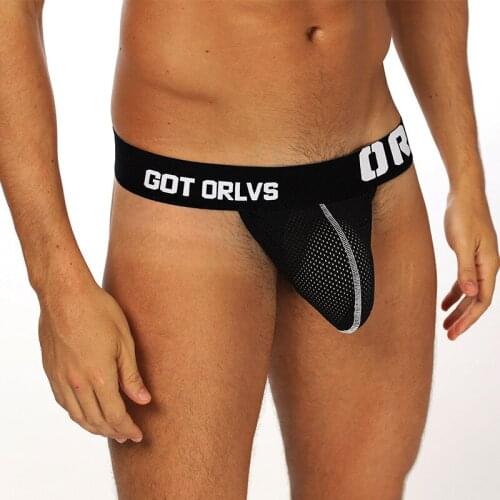 Men Underwear Men Jockstrap Mesh Pantie Men Boxers Masculina Underpant Hombre Low Waist Breathable Sexy Jockstrap Fast ship