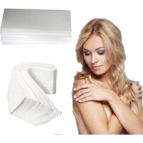 100pcs Non-woven Hair Removal Paper Strips For Wax Epilation Warmer Tools Face Leg Arm Bikini Hair Removal