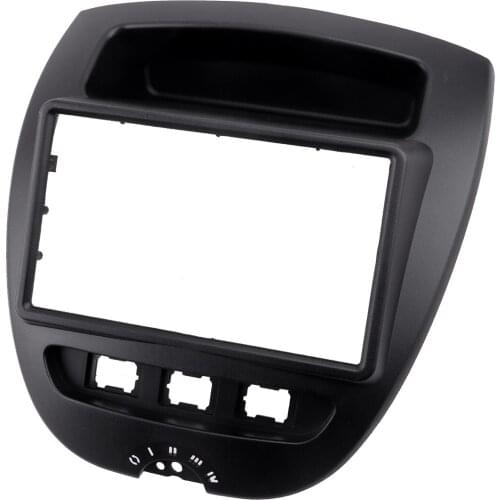 Radio Stereo Fascia Panel Frame Fit for Toyota Aygo Citroen C1 Peugeot 107 2005 2006 2007 2008 2009 2010 2011 2012 2013 2014