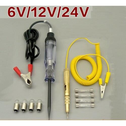For Automobile electric pen test electric pen circuit test automobile lamp test pen 6 V / 12 V / 24 V fuse measuring pen for veh