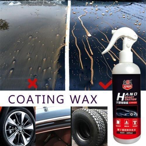 Liquid Ceramic Spray Coating Car Polish Spray Sealant Top Coat Quick Nano-Coating 260ML Car Spray Wax Car Cleaning Dropshipping